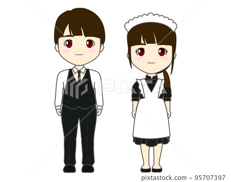 Café clerk TU style Café clerk TU style 95707397