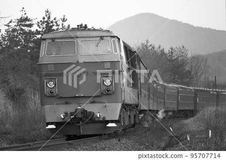 Railway JNR JR Train Locomotive DD54 DL Fukuchiyama Locomotive Depot Bantan Line Mizoguchi 95707714