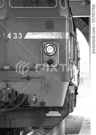 Railway National Railway JR train locomotive DD54 DL Fukuchiyama locomotive depot Bantan line Wadayama branch 95707768