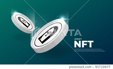 APENFT (NFT) coin cryptocurrency concept banner. APENFT (NFT) coin cryptocurrency concept banner. 95710977