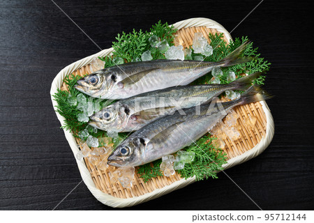 horse mackerel in a colander 95712144