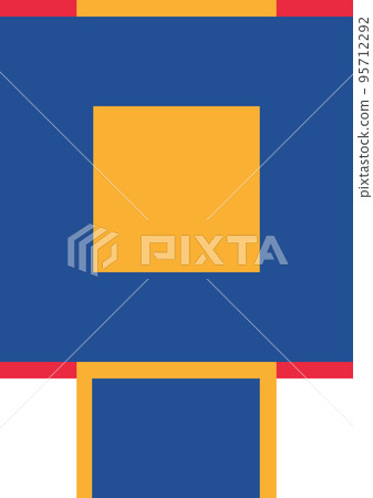 Abstract pattern in neoplasticism style. Abstract pattern in neoplasticism style. 95712292