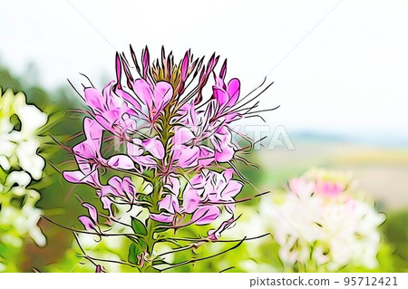 Pastel style ``Seiyou-fucho-sou'' illustration image 95712421