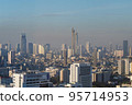 Bangkok city skyline in the morning, Thailand 95714953