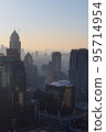 Bangkok city skyline in the morning, Thailand 95714954