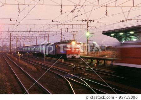 Railway JNR JR train locomotive EF70 Kitaguni Tamura Railway JNR JR train locomotive EF70 Kitaguni Tamura 95715096
