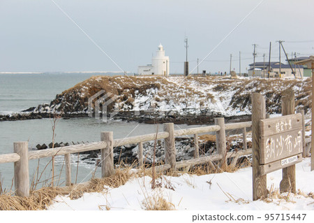 野沙布岬(冬天的北海道) 野沙布岬(冬天的北海道) 95715447
