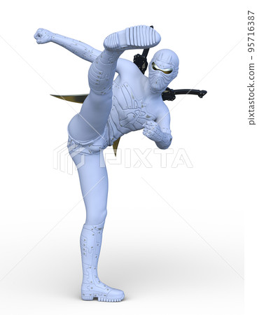 Cyber swordfighter Cyber swordfighter 95716387