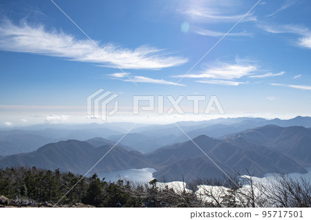 Beautiful scenery seen while walking Mt. Nantai 95717501