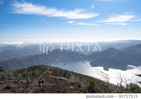 Beautiful scenery seen while walking Mt. Nantai 95717515