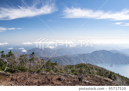 Beautiful scenery seen while walking Mt. Nantai Beautiful scenery seen while walking Mt. Nantai 95717520
