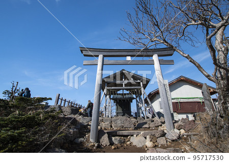 Beautiful scenery seen while walking Mt. Nantai Beautiful scenery seen while walking Mt. Nantai 95717530