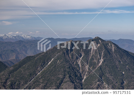 Beautiful scenery seen while walking Mt. Nantai Beautiful scenery seen while walking Mt. Nantai 95717531