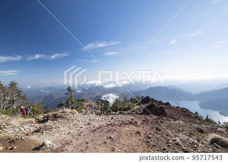 Beautiful scenery seen while walking Mt. Nantai 95717543