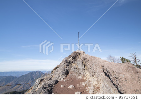 Beautiful scenery seen while walking Mt. Nantai Beautiful scenery seen while walking Mt. Nantai 95717551