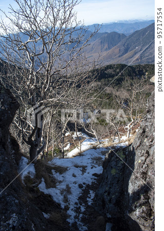 Beautiful scenery seen while walking Mt. Nantai Beautiful scenery seen while walking Mt. Nantai 95717554