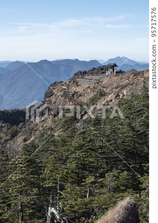 Beautiful scenery seen while walking Mt. Nantai Beautiful scenery seen while walking Mt. Nantai 95717576