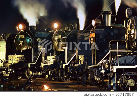 Railway JNR JR train locomotive steam locomotive SL Umekoji 95717897
