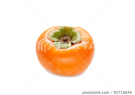 1 seedless persimmon [white background/clipping] 95718644