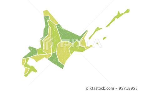 Hokkaido illustration material Hokkaido illustration material 95718955