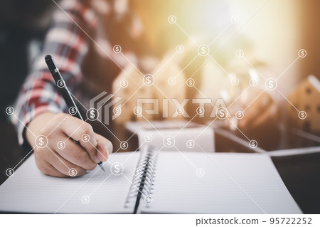 Man using pen touch graph market stock and light bulb with people icon on the black background, Technology Process System Business with Recruitment, Hiring, Team Building. Organizational structure. Man using pen touch graph market stock and light bulb with people icon on the black background, Technology Process System Business with Recruitment, Hiring, Team Building. Organizational structure. 95722252