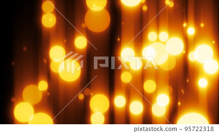 Vertical glow particle gold yellow still image 95722318