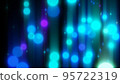 Vertical glow particle blue still image 95722319