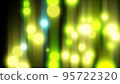 Vertical glow particle green still image 95722320
