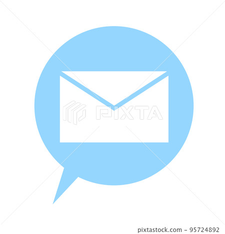 An icon that indicates that an email has been received 95724892