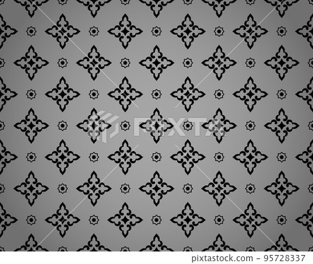 Abstract geometry pattern in Arabian style. Seamless Abstract geometry pattern in Arabian style. Seamless 95728337