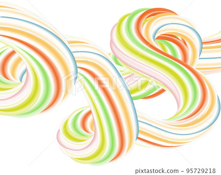 Abstract liquid background. Colored liquid wave. Web design 95729218