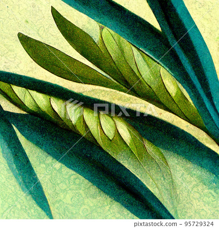 Nature view of green tropical plants leaves background. Nature view of green tropical plants leaves background. 95729324