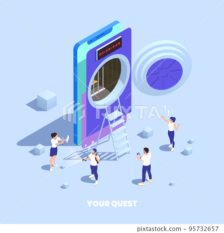 Escape Room Quest Concept 95732657