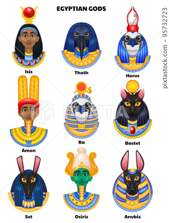 Egyptian Gods Avatar Set 95732723