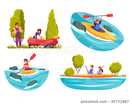 River Rafting Set 95732967