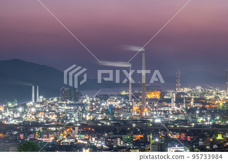 山口縣周南市廠區黃昏 山口縣周南市廠區黃昏 95733984