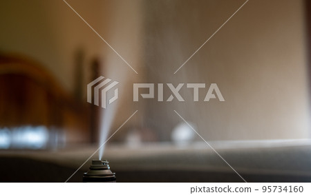 Selective focus on insect insecticide aerosol can fogger used to kill bed bugs, spiders, mites, flies, and fleas Selective focus on insect insecticide aerosol can fogger used to kill bed bugs, spiders, mites, flies, and fleas 95734160