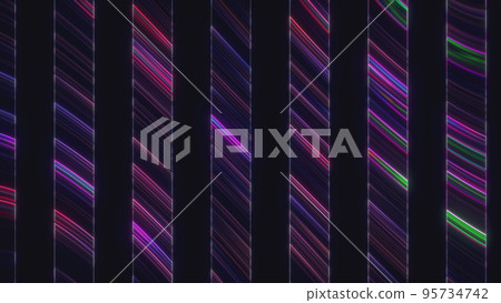 Glowing stripes Glowing stripes 95734742