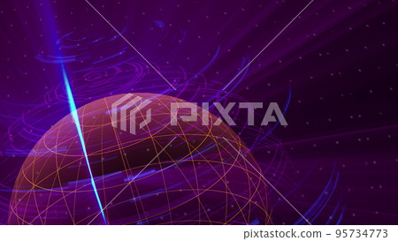 Digital world map Digital world map 95734773