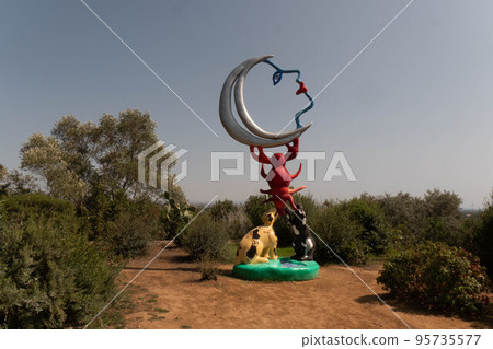 The Tarot Garden in Capalbio in Tuscany, Italy The Tarot Garden in Capalbio in Tuscany, Italy 95735577