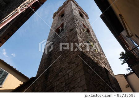 Castellina in Chianti, the medieval fortress in the village 95735595