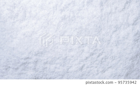 background texture of fallen snow 95735942