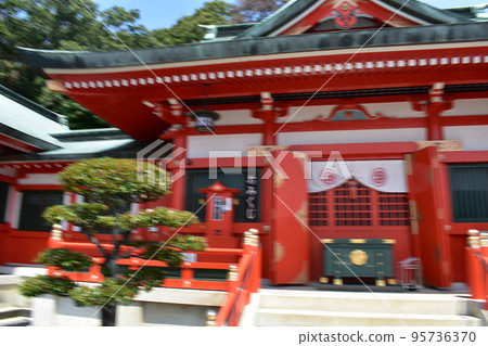 Japan, Tochigi prefecture's power spot, matchmaking, Ashikaga Orihime Shrine, surrounding scenery, summer Japan, Tochigi prefecture's power spot, matchmaking, Ashikaga Orihime Shrine, surrounding scenery, summer 95736370