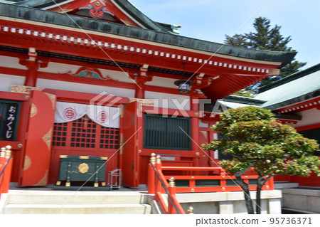 Japan, Tochigi prefecture's power spot, matchmaking, Ashikaga Orihime Shrine, surrounding scenery, summer Japan, Tochigi prefecture's power spot, matchmaking, Ashikaga Orihime Shrine, surrounding scenery, summer 95736371