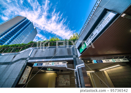 日本東京街景四谷站（四谷口）、東京Metro地鐵南北線四谷站、科摩四谷等 95736542