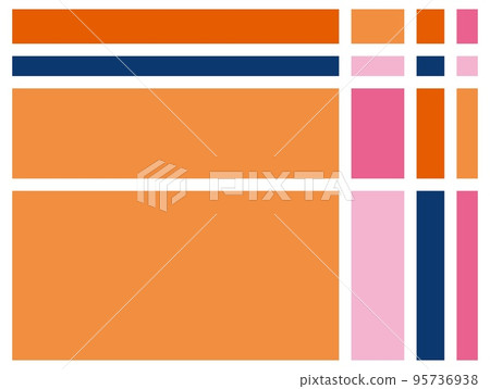 Lattice pattern colorful pastel colors 95736938