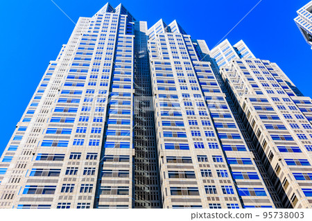 Tokyo Cityscape of Nishi-Shinjuku Tokyo Metropolitan Government No. 2 Main Building 95738003