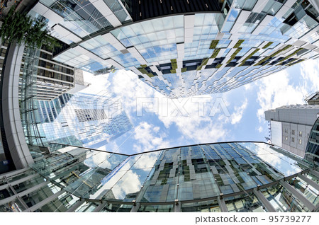 Tokyo, Shibuya subcenter high-rise building, station building 95739277