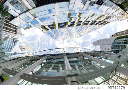 Tokyo, Shibuya subcenter high-rise building, station building 95739279