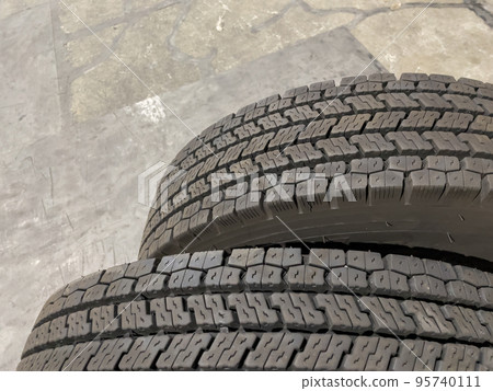Stored studless tires for trucks Stored studless tires for trucks 95740111
